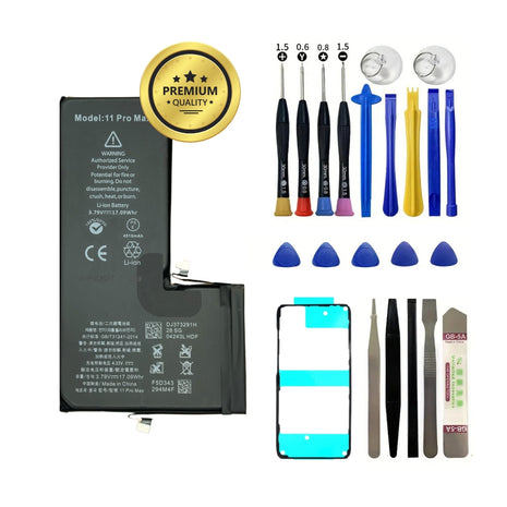 iPhone 11 Pro Max Premium Akku inkl. Kleber und Werkzeuge SET - Zaisberg Austria
