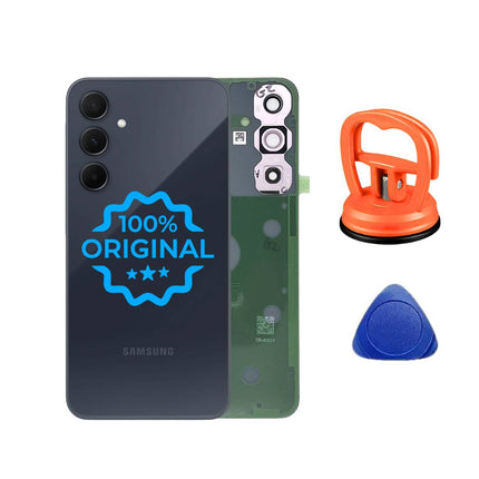 Samsung Galaxy A35 5G Original Backcover akkudeckel rueckseite Navy 