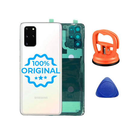 Samsung Galaxy S20 plus 4g und 5g original rueckglas backcover akkudeckel weiss