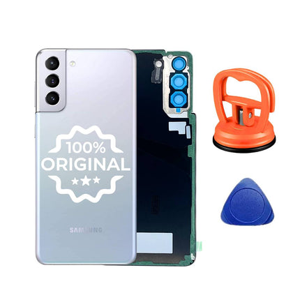 Samsung Galaxy S21 Plus original Akkudeckel Backcover rueckglas blau