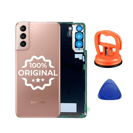 Samsung Galaxy S21 Plus original Akkudeckel Backcover rueckglas gelb