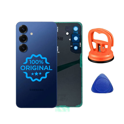 Samsung Galaxy S25 original Akkudeckel Backcoover rueckglas navy